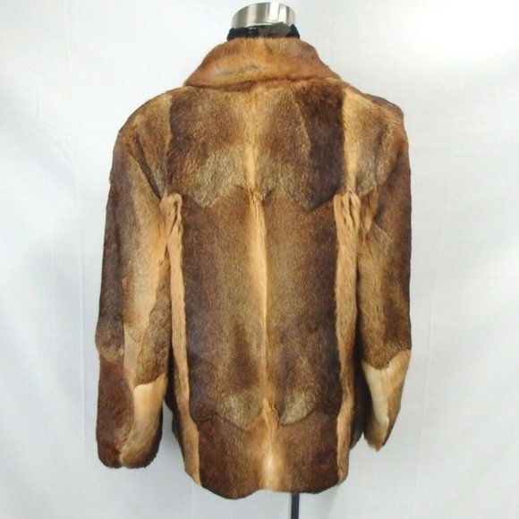 Fur coat Top jacket outerwear Fur Ladies 42 - Picture 3 of 5